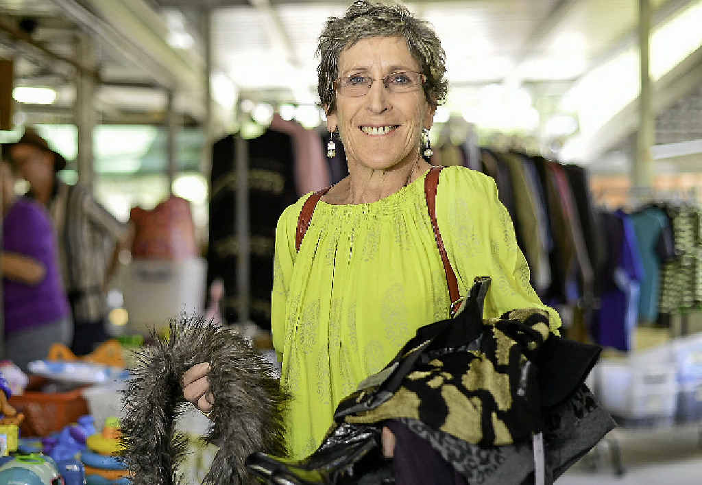 LOVE IT: Chris Jaffray is an avid op shopper, frequenting Bindaree Garage Sale most weekends. LOVE IT: Chris Jaffray is an avid op shopper, frequenting Bindaree Garage Sale most weekends.